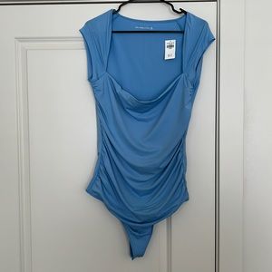 Baby Blue Abercombie & Fitch Bodysuit